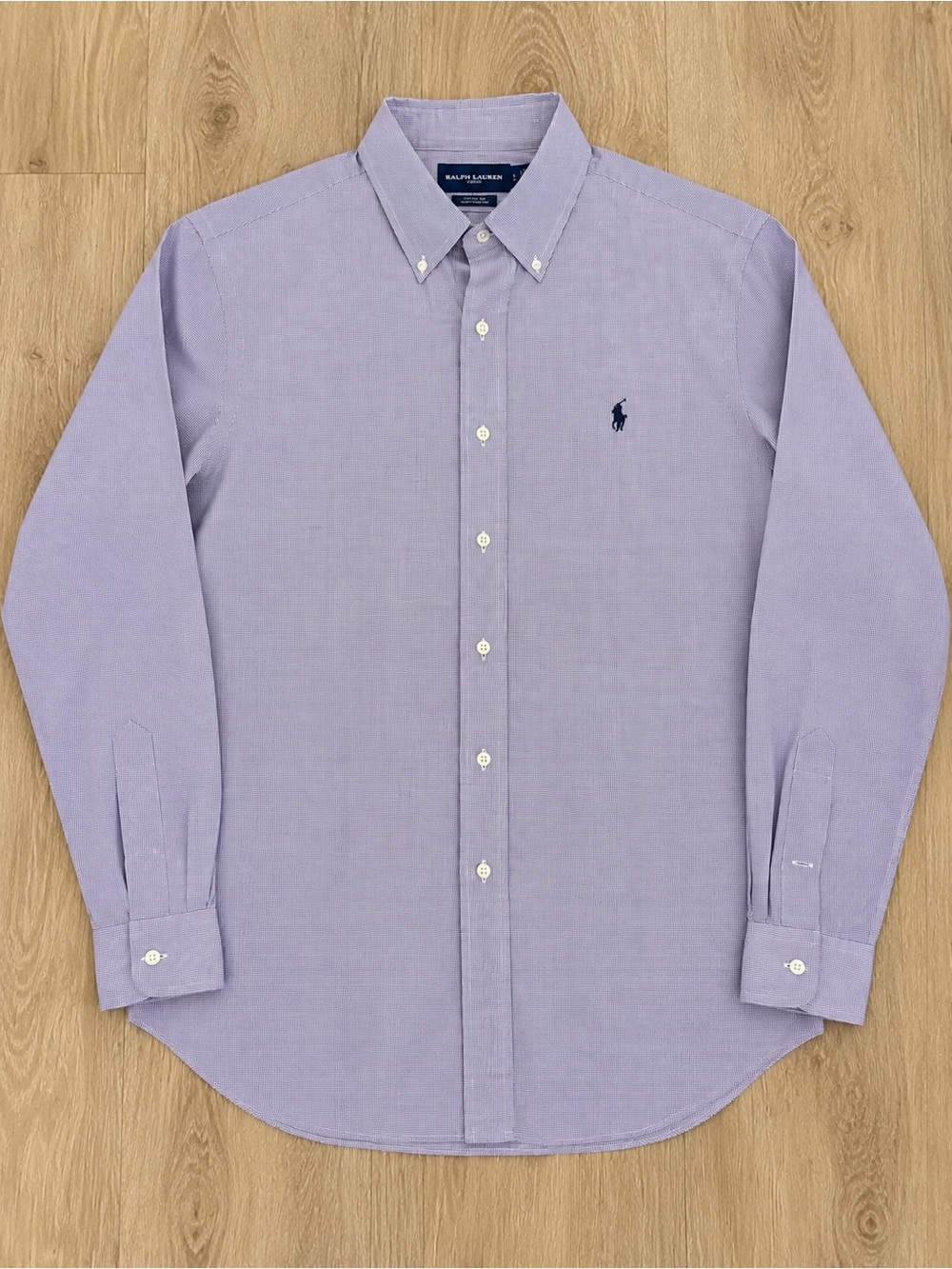 Polo by Ralph Lauren Lavender Button-Down Shirt with Navy Pony